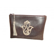 Handmade evening leather FATIMA handbag